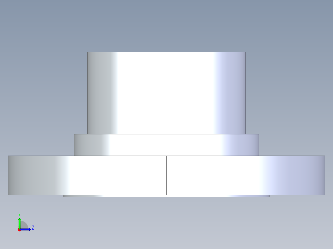 聚氯乙烯配件28-Sch80_Flange Vanstone_SPIG_856-040_4in左视图