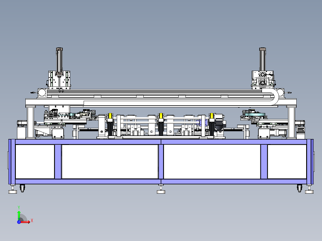 光伏组件双玻封边设备sw17可编辑前视图