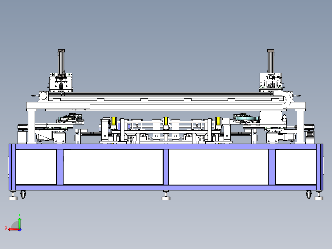 光伏组件双玻封边设备sw17可编辑后视图