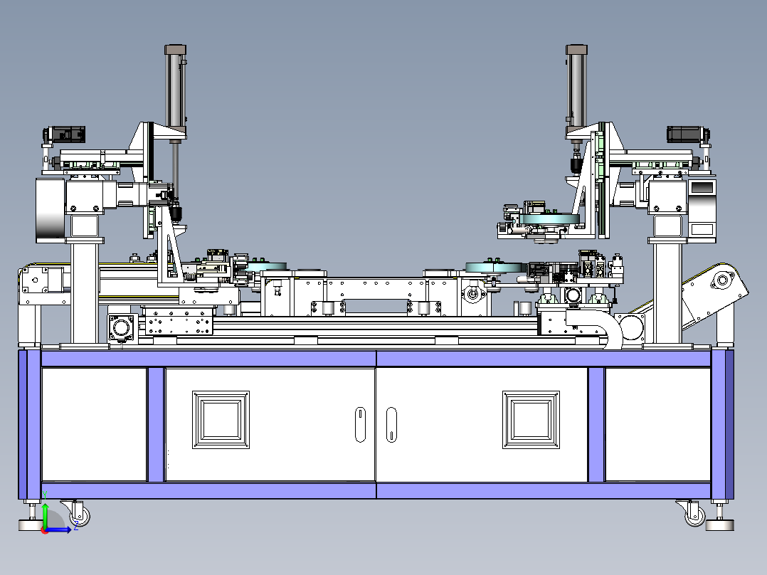 光伏组件双玻封边设备sw17可编辑左视图