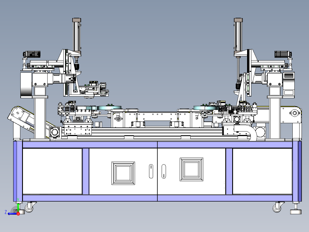 光伏组件双玻封边设备sw17可编辑右视图