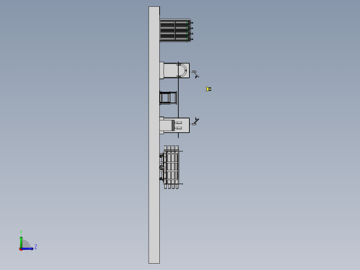 激光熔覆工作站sw18可编辑左视缩略图