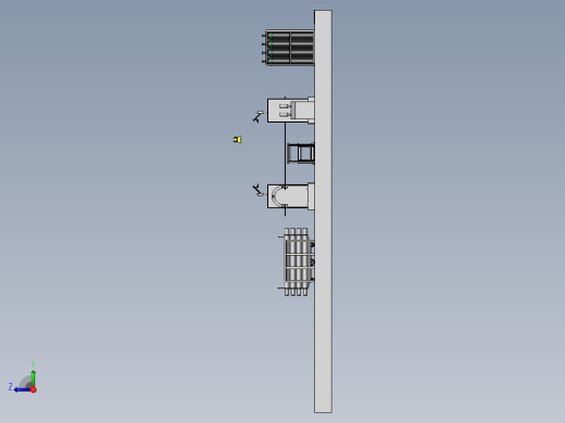 激光熔覆工作站sw18可编辑右视缩略图