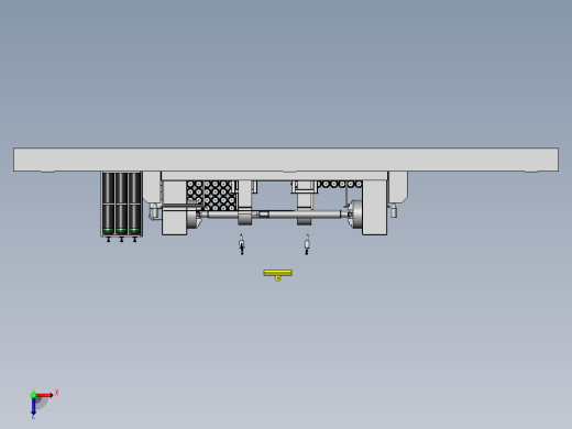 激光熔覆工作站sw18可编辑俯视缩略图