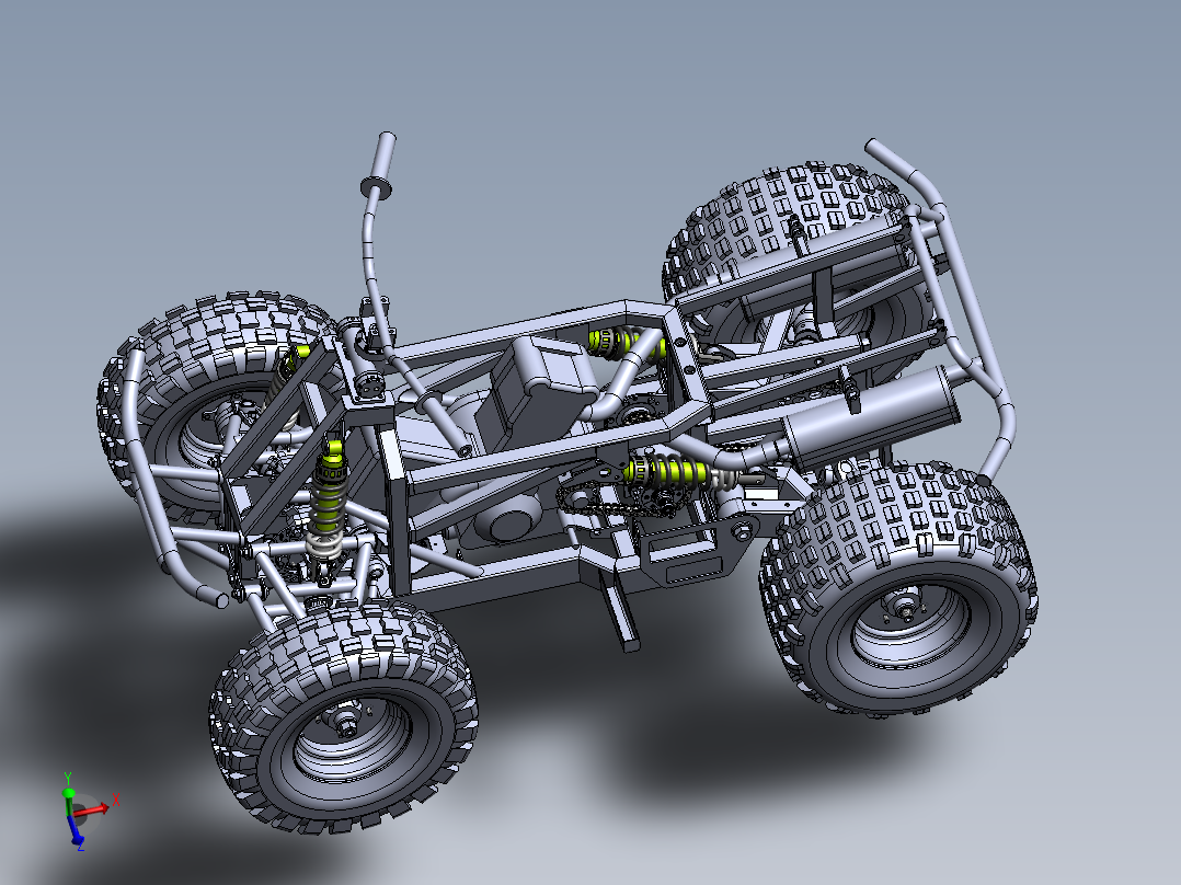 公牛越野车的车架改造及分析