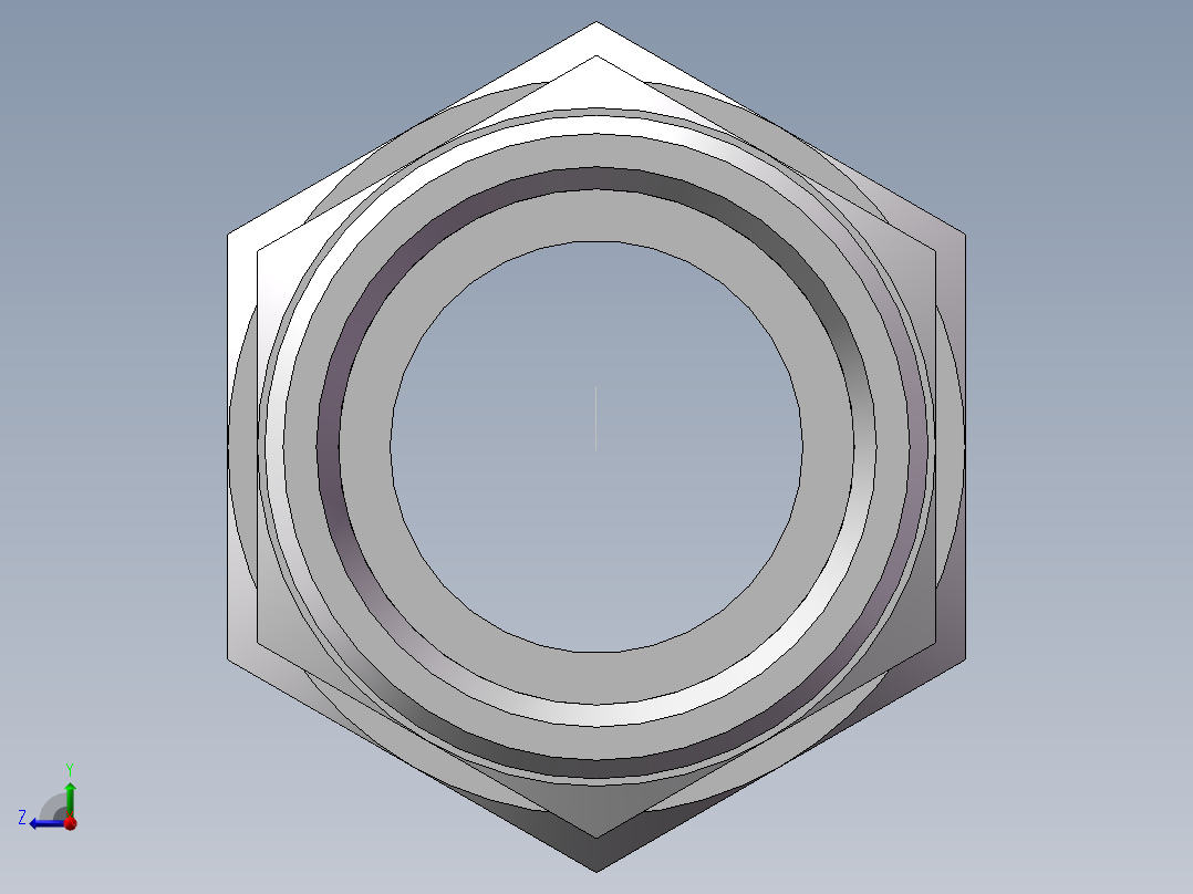 直通同径度接头、2C-45右视图
