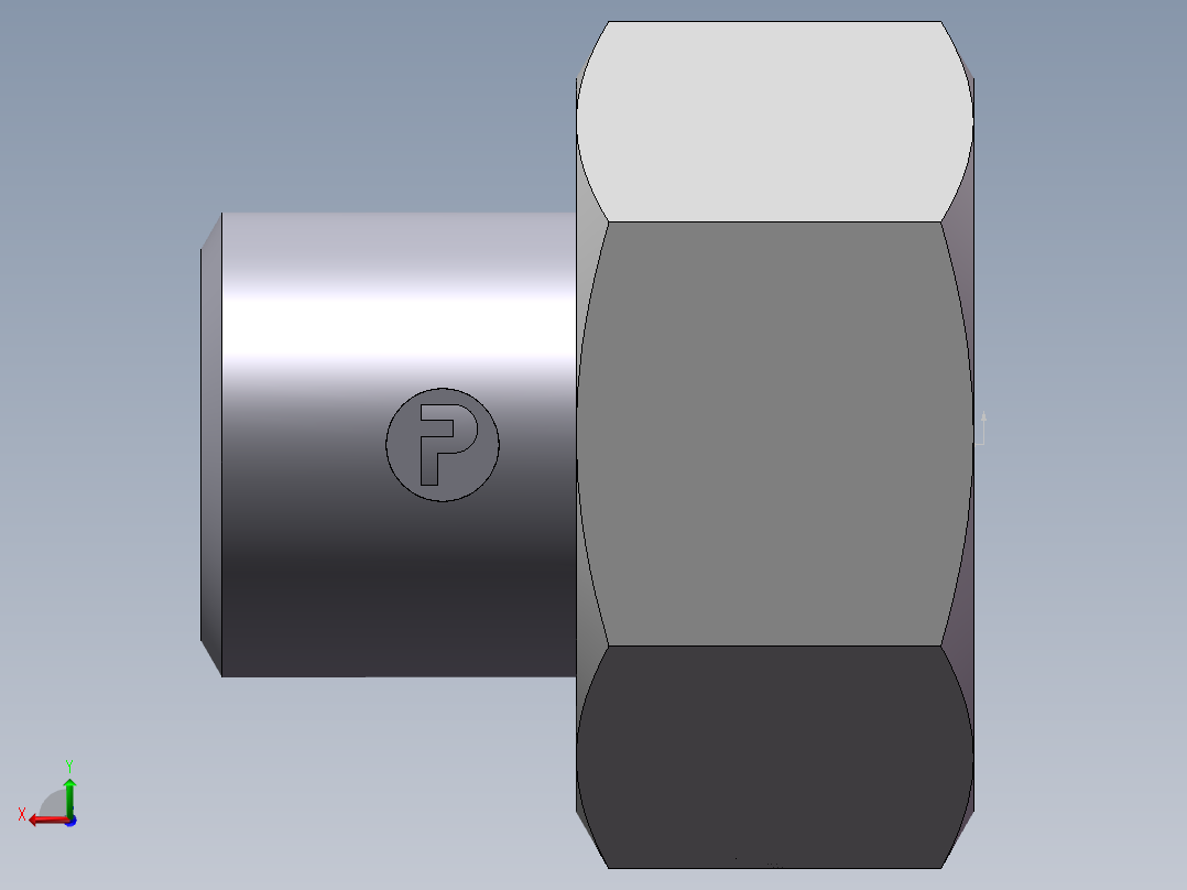 90度焊接接头、SKA38X6-后视图