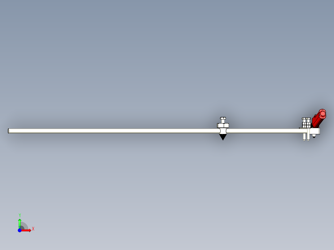 等离子割圆工装前视图