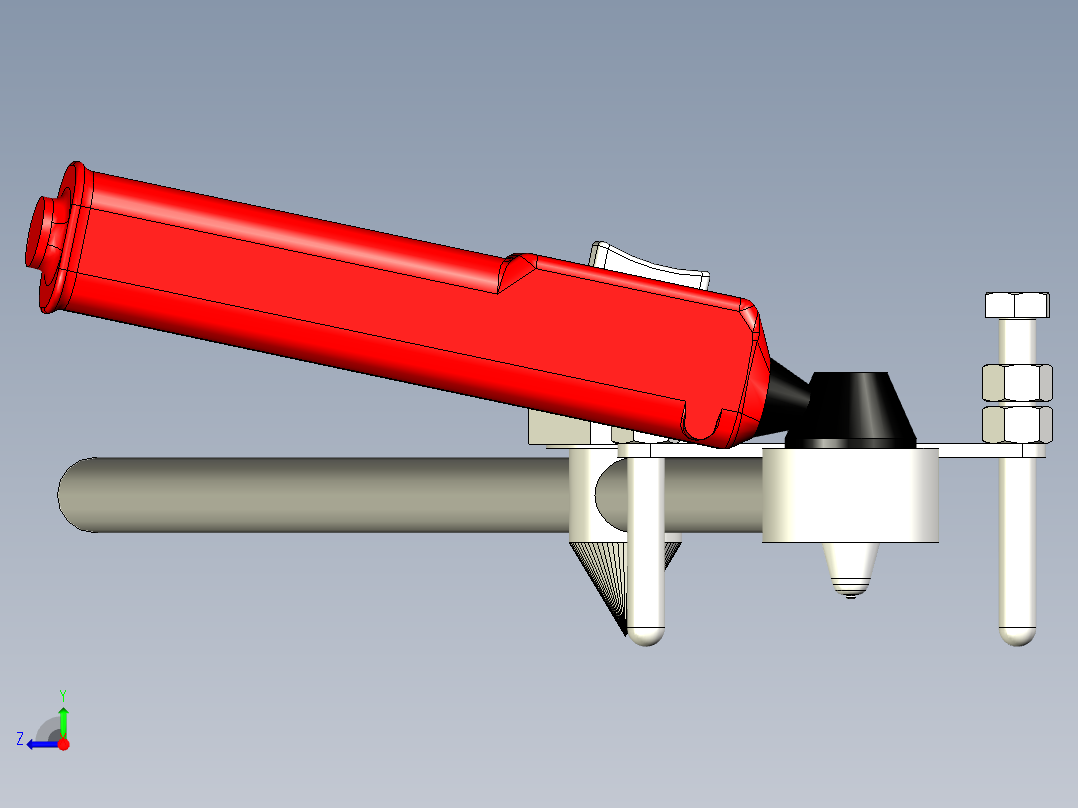 等离子割圆工装右视图