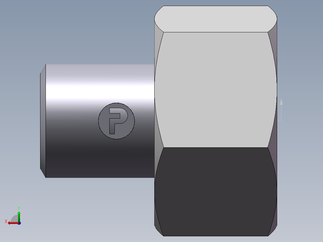 90度焊接接头、SKA25X4-后视图