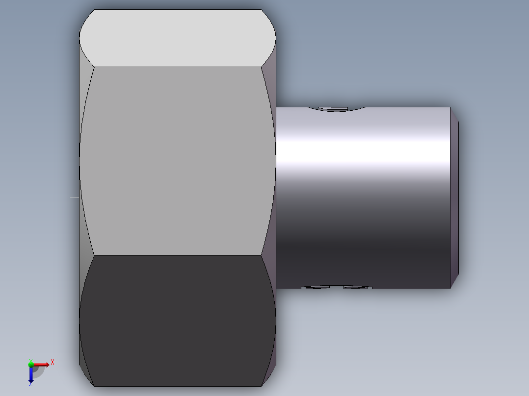 90度焊接接头、SKA25X4-俯视图