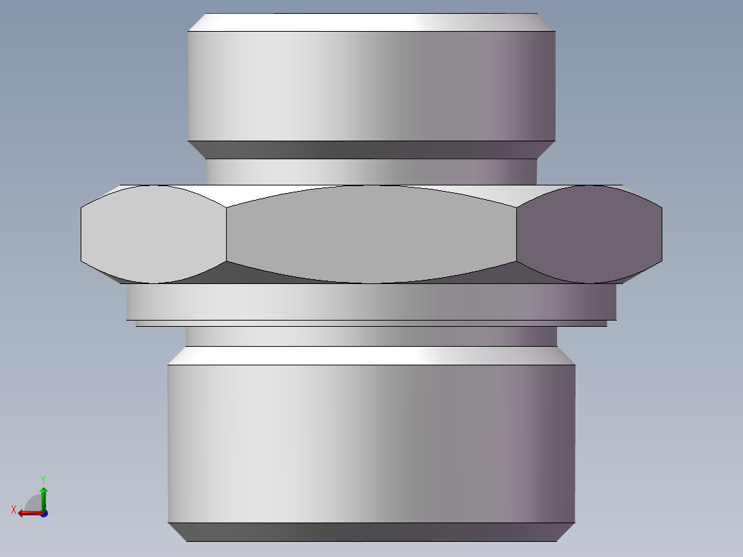 英制管螺纹ED密封、1CB-30-16WD非标后视图