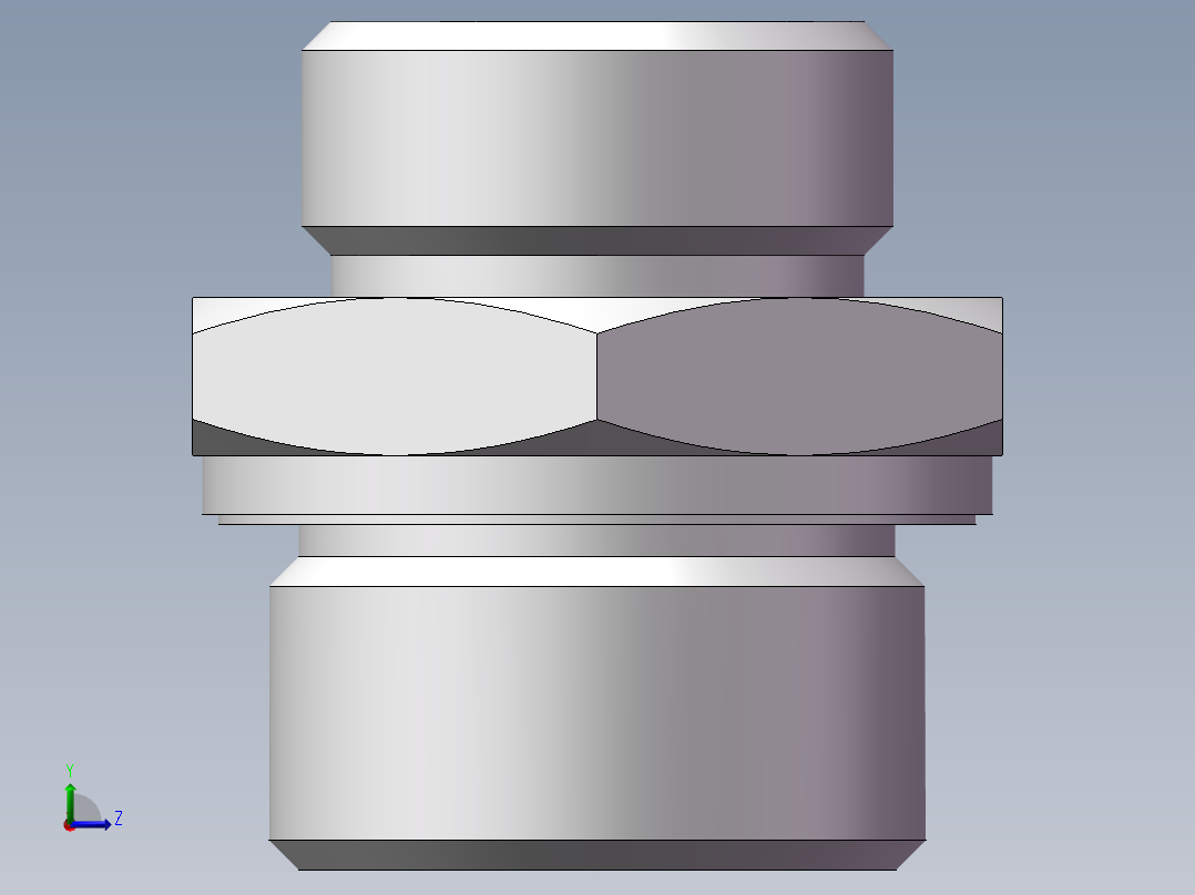 英制管螺纹ED密封、1CB-30-16WD非标左视图