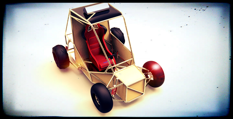 A3003675-卡丁车越野车钢管车