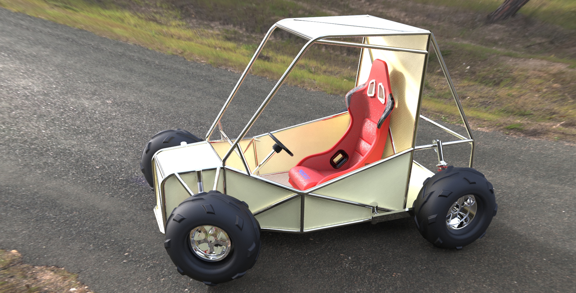 A3003675-卡丁车越野车钢管车