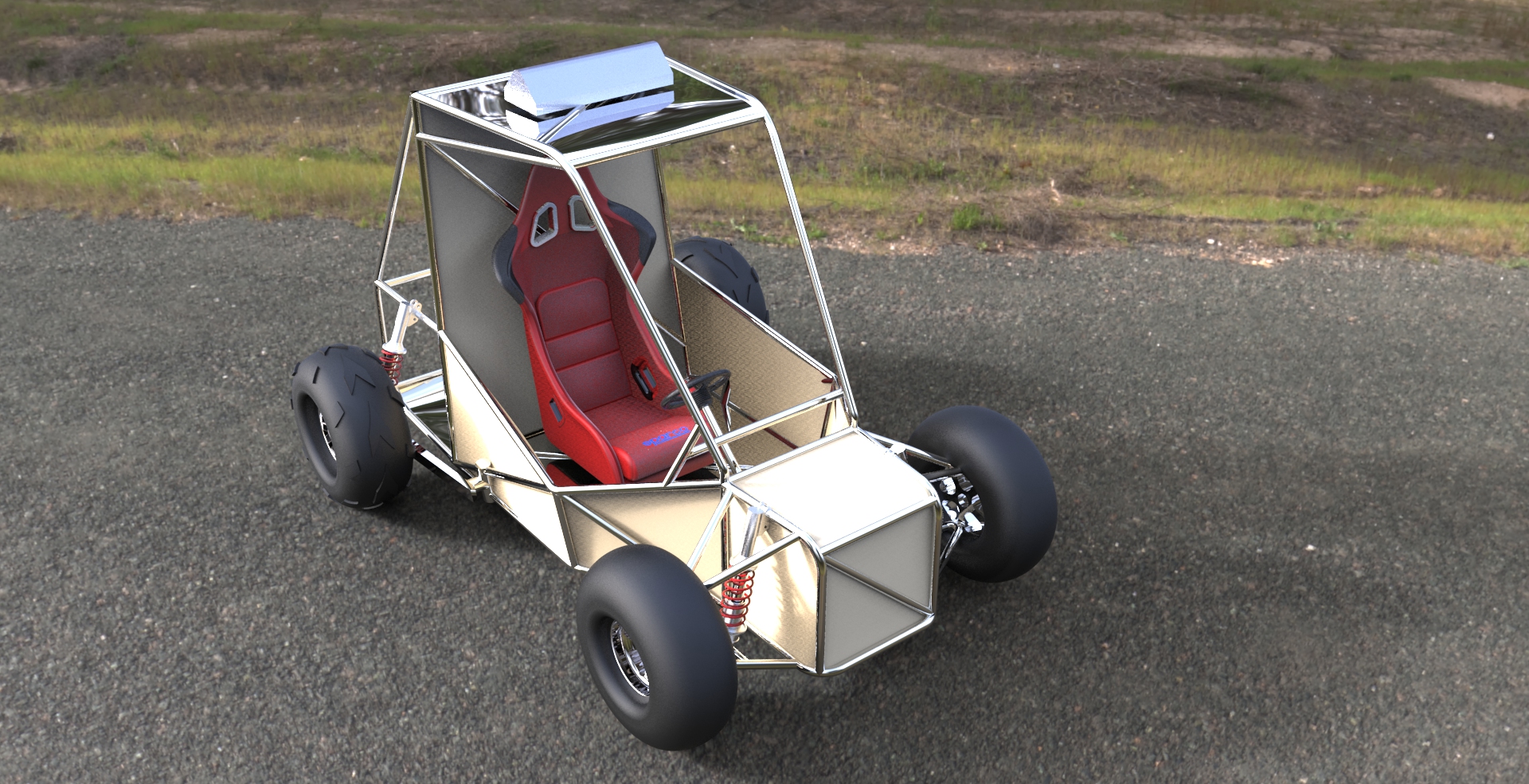 A3003675-卡丁车越野车钢管车