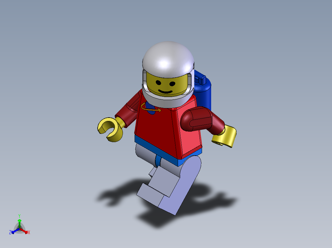 太空人正等轴测图