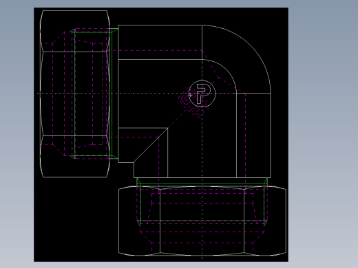 PARKER管接头EO Union elbow W35L71_back