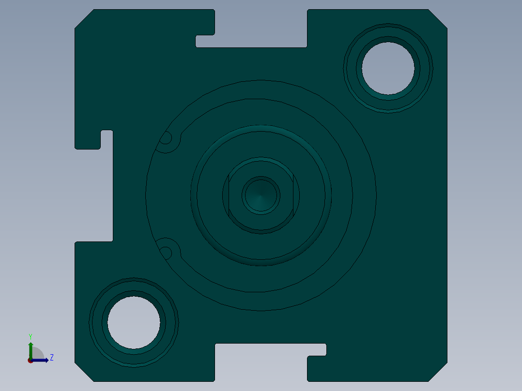 SDADS-16x5气缸左视图