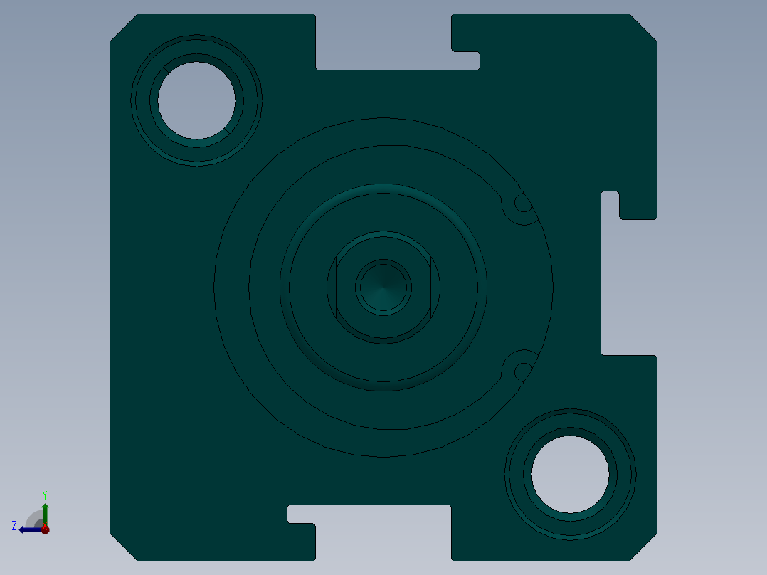 SDADS-16x5气缸右视图