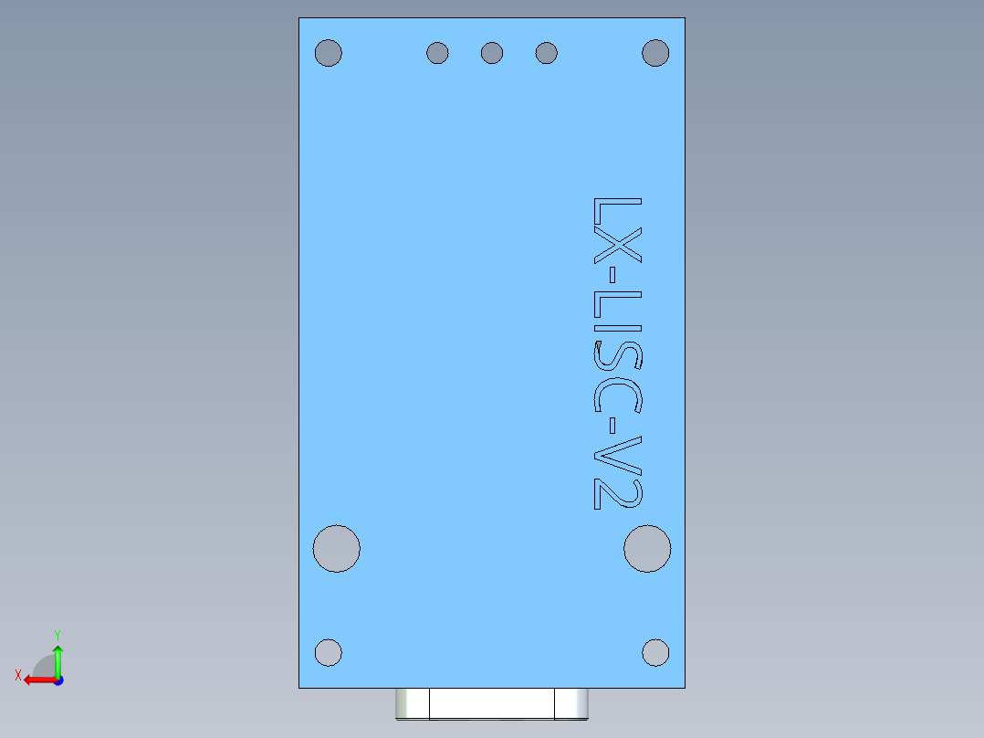 电池充电控制器后视图