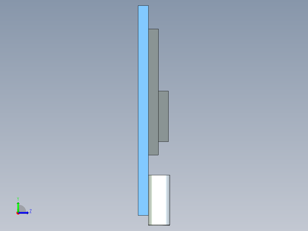 电池充电控制器左视图
