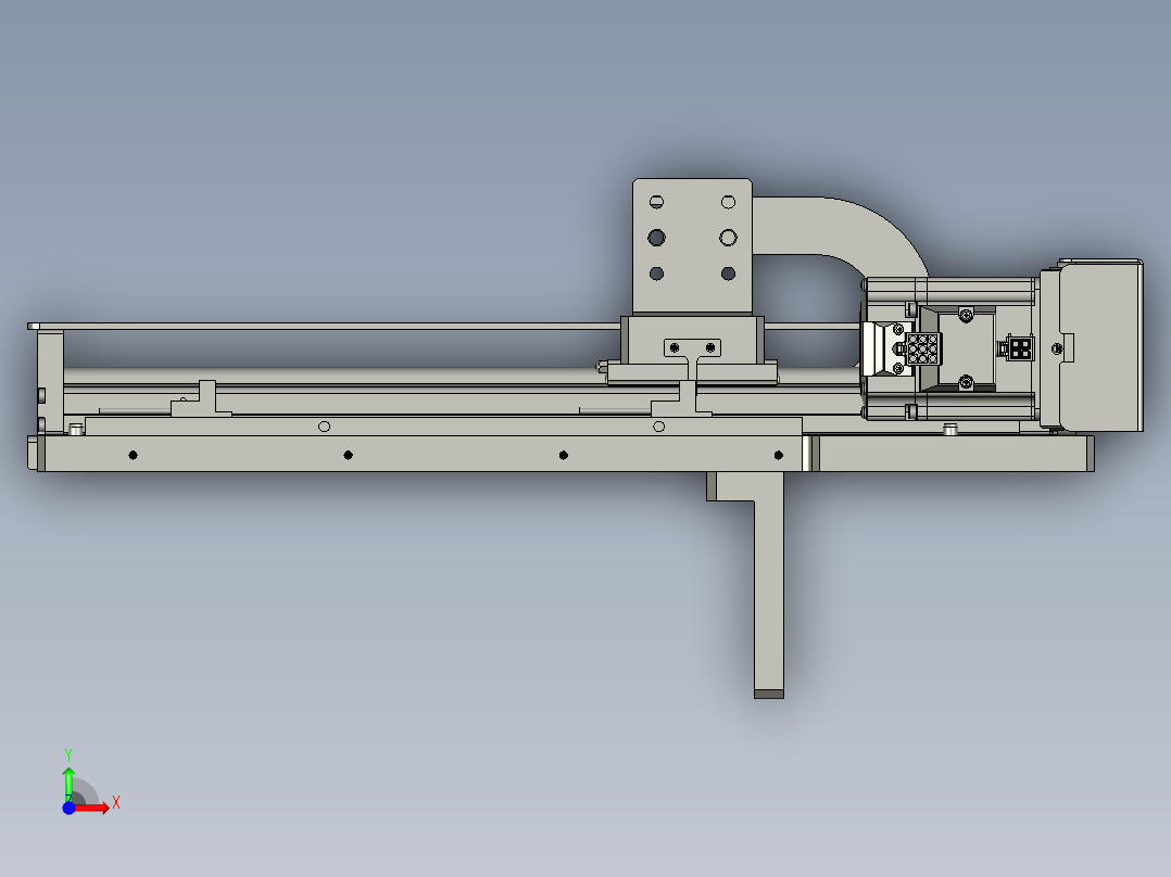 TW18A52V10-03-01-05-00下料机械手X轴前视图