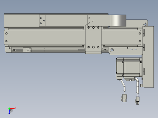 TW18A52V10-03-01-05-00下料机械手X轴俯视缩略图