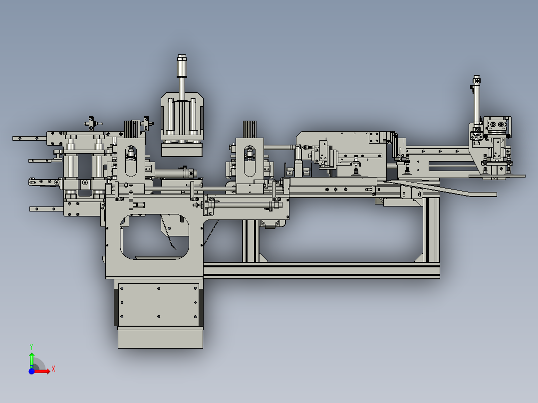 YWP200K4-10-00下料组件前视图