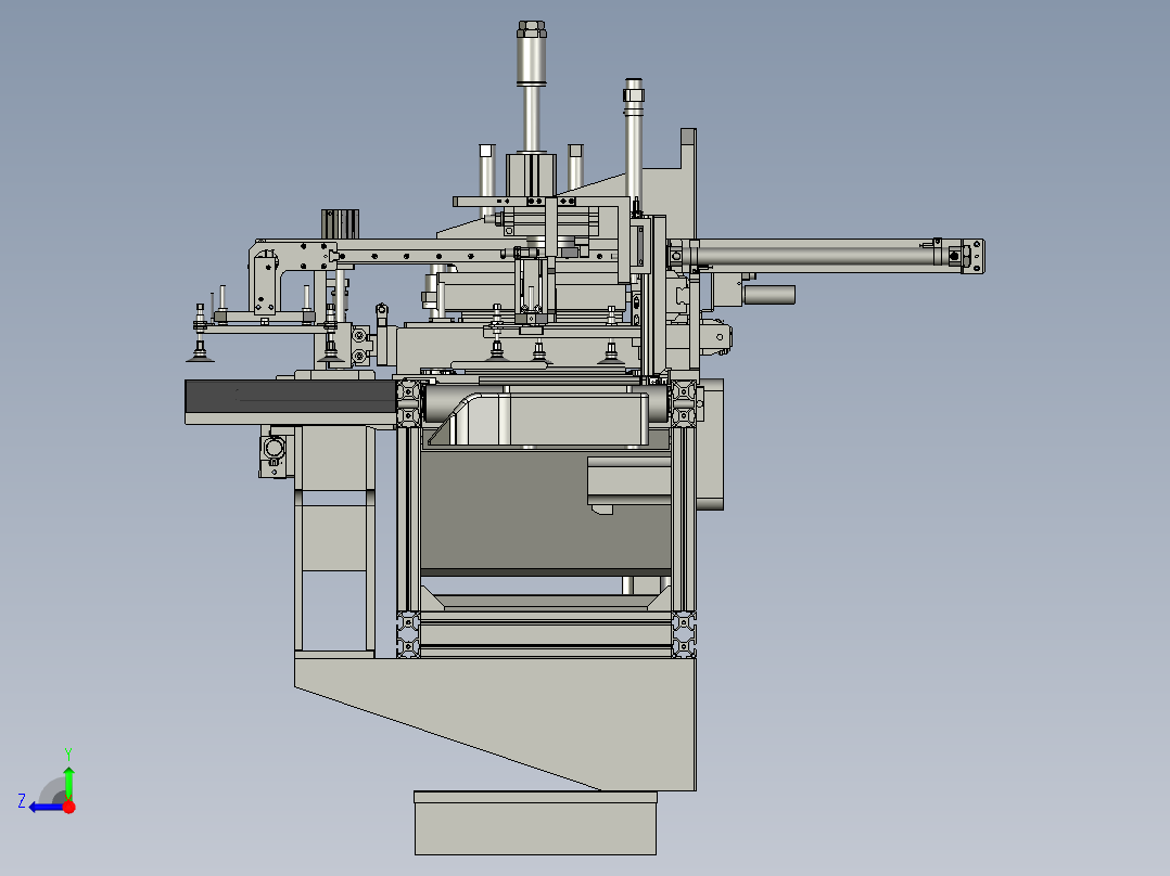 YWP200K4-10-00下料组件右视图