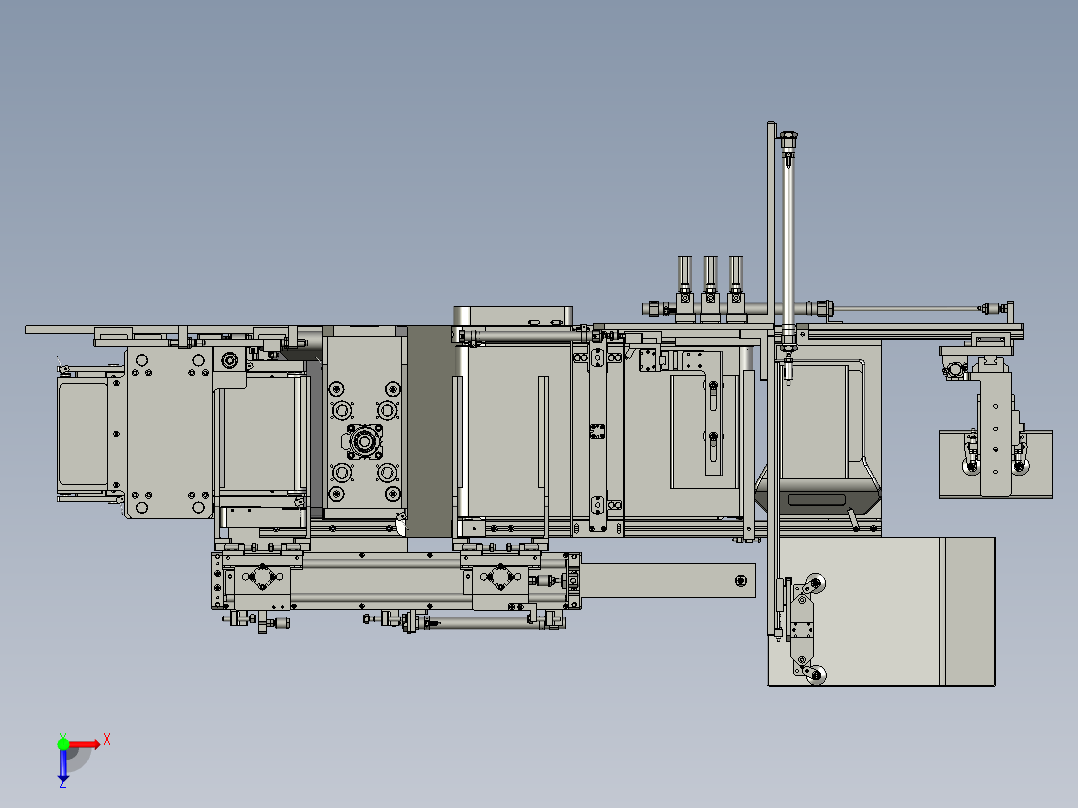 YWP200K4-10-00下料组件俯视图