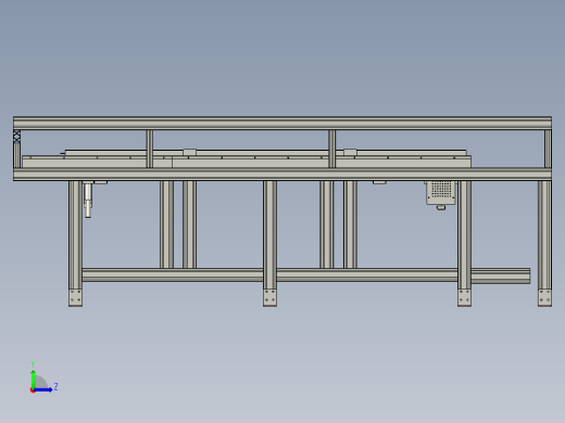 钻拉工作台左视缩略图