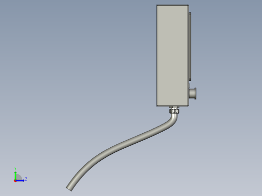 10寸挂载式操作盒左视缩略图