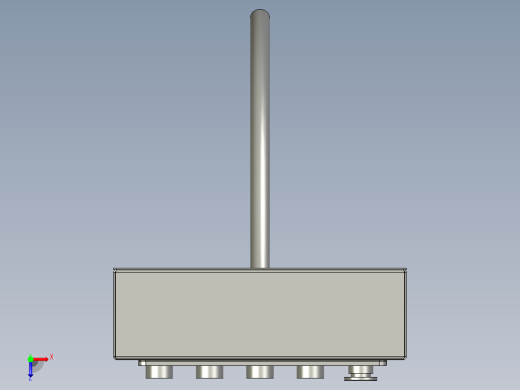 10寸挂载式操作盒俯视缩略图