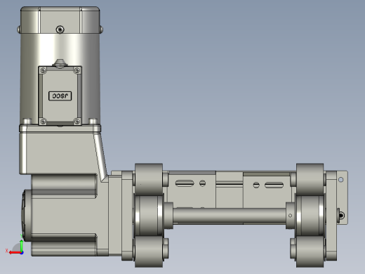平皮带输送线总装-电机右置后视缩略图