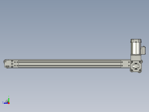 平皮带输送线总装-电机右置右视缩略图