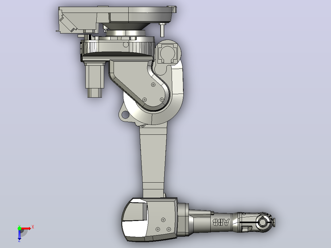 ABB IRB1600机器人IRB1600_X-145俯视图