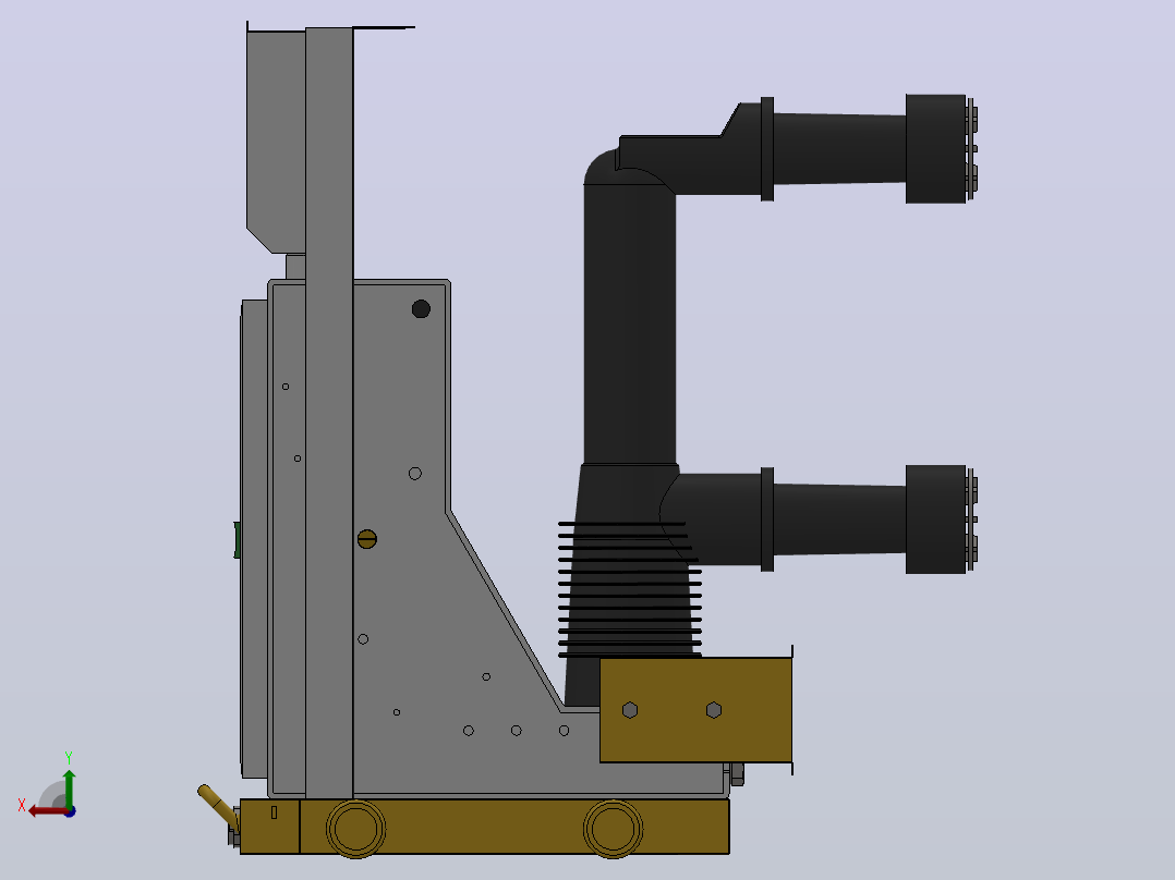 ABB断路器 可抽出式 1250A;40kA[VD4／P 12-1250]前视图