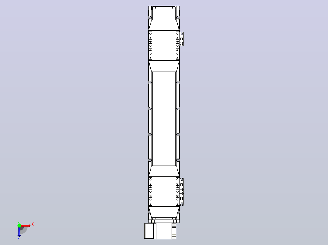 皮带直线轴双滑块型TPA-GCBS-120-P70-L175-LP-M20-N3俯视图