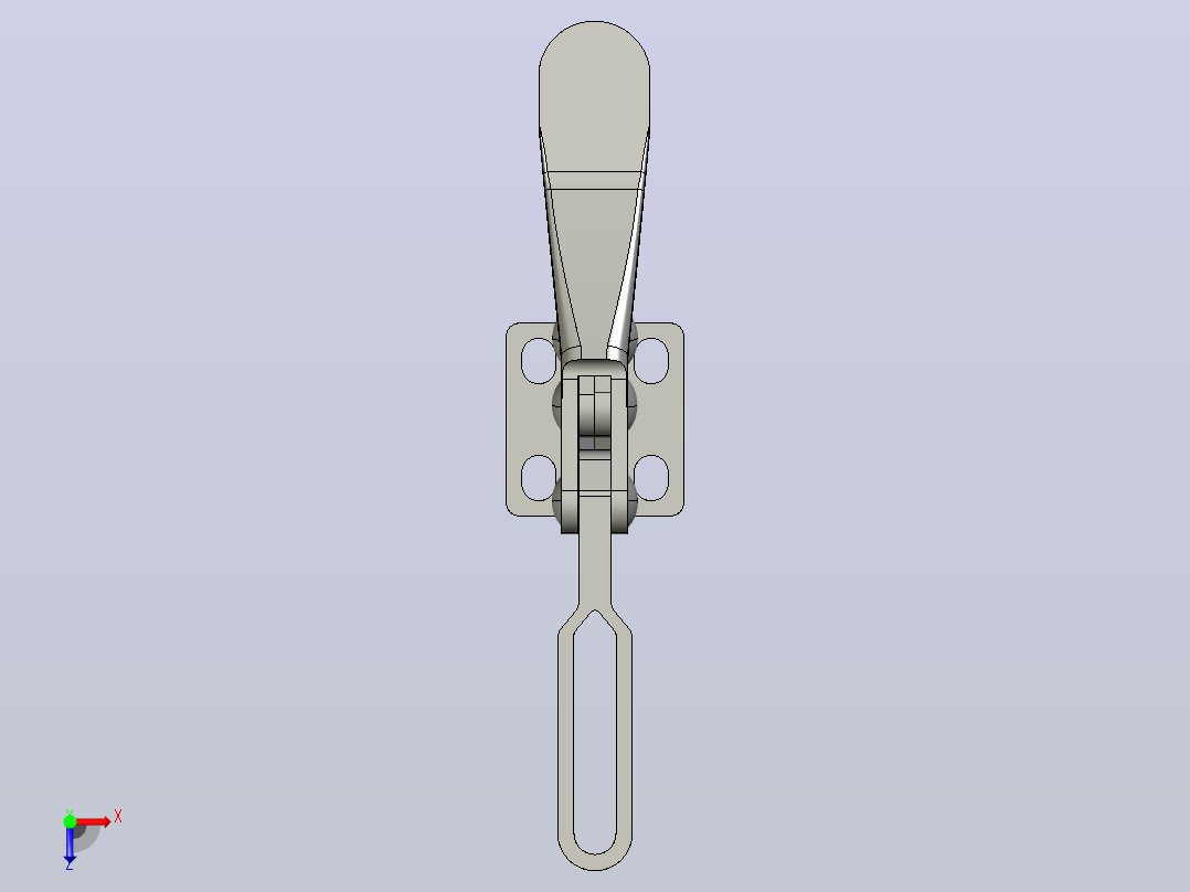 快速钳夹系列 HS-225d俯视图
