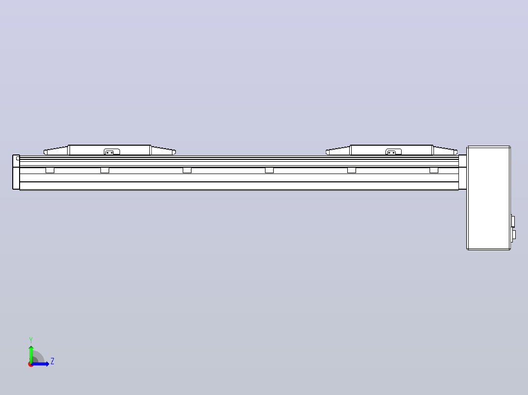 皮带直线轴双滑块型TPA-GCBS-150-P80-L125-LP-M75-N3左视图