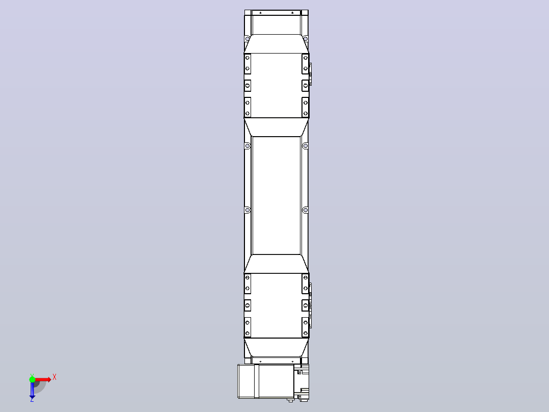 皮带直线轴双滑块型TPA-GCBS-150-P80-L125-LP-M75-N3俯视图