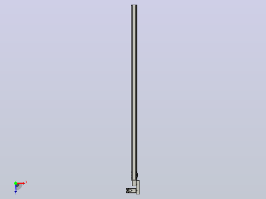皮带直线轴半封闭可选导轨TPA-HNB-65S-90-L1950-MR-C-P10-N3俯视缩略图