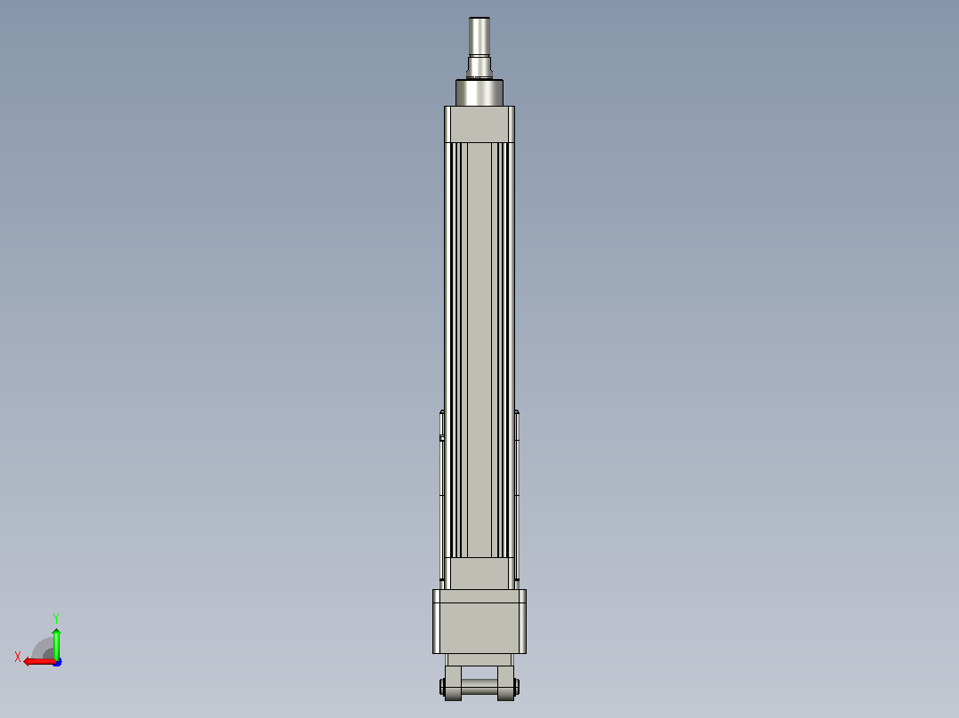 轻载电动缸TPA-ESR40-1210C-L200-MR-CB-W-P40-C3后视图