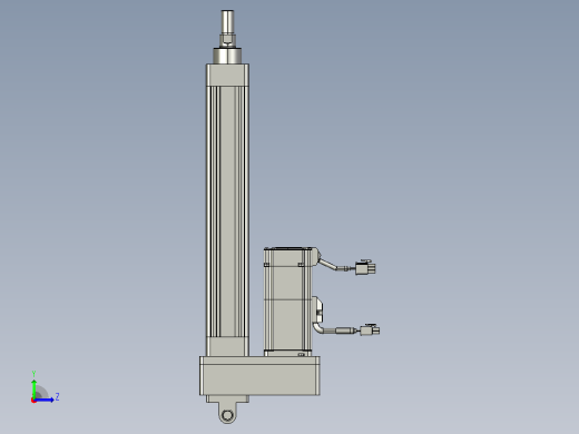 轻载电动缸TPA-ESR40-1210C-L200-MR-CB-W-P40-C3左视缩略图