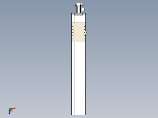 滚珠丝杠直线轴带导轨全封闭TPA-HCR-220D-3210C-L1100-M-Y-P1K-N3俯视缩略图