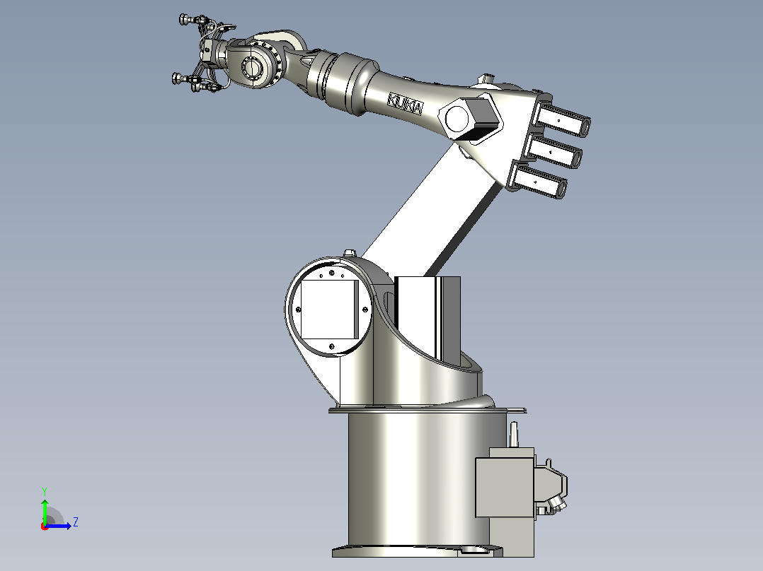 kuka-kr16-robot-dtk左视图