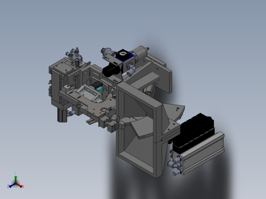 螺丝自动上料机一出四 3D图 机械设备 3D模型图纸 设计素材正等轴测缩略图