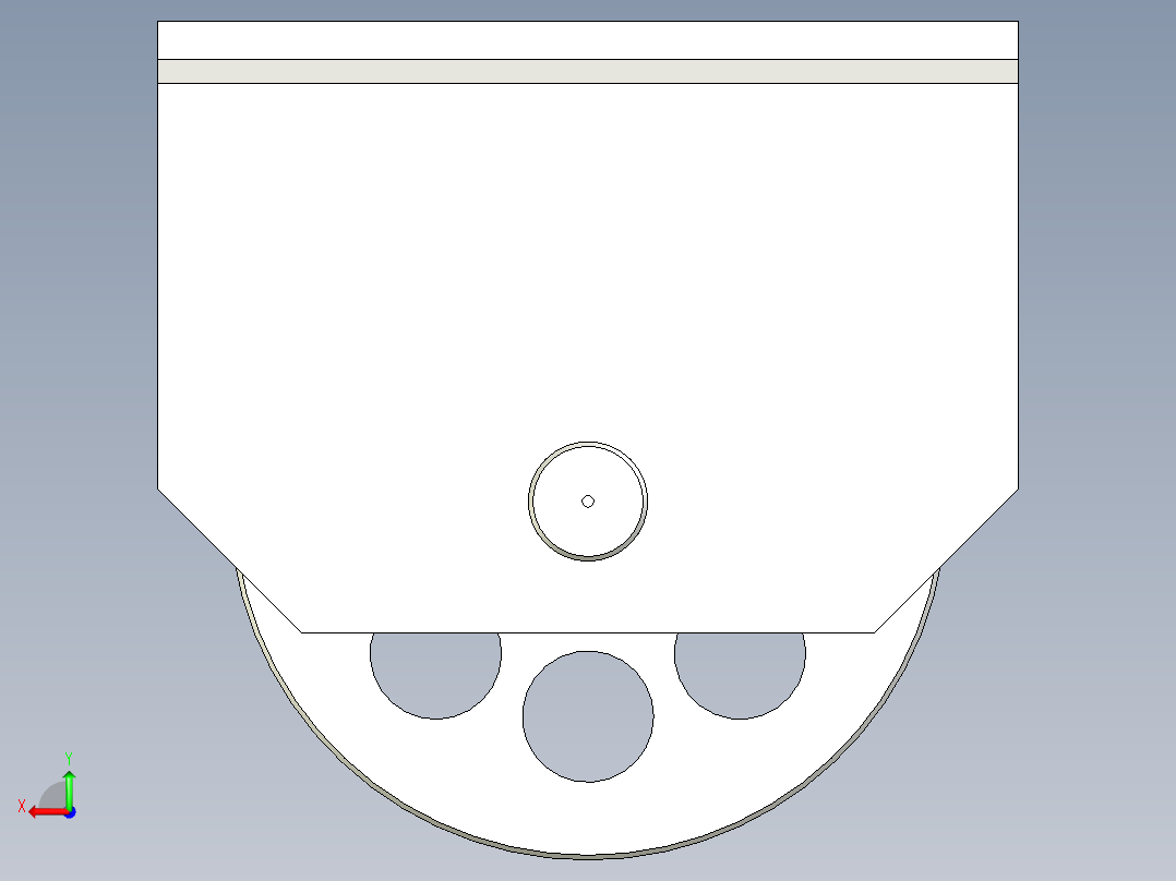 简易轮组后视图