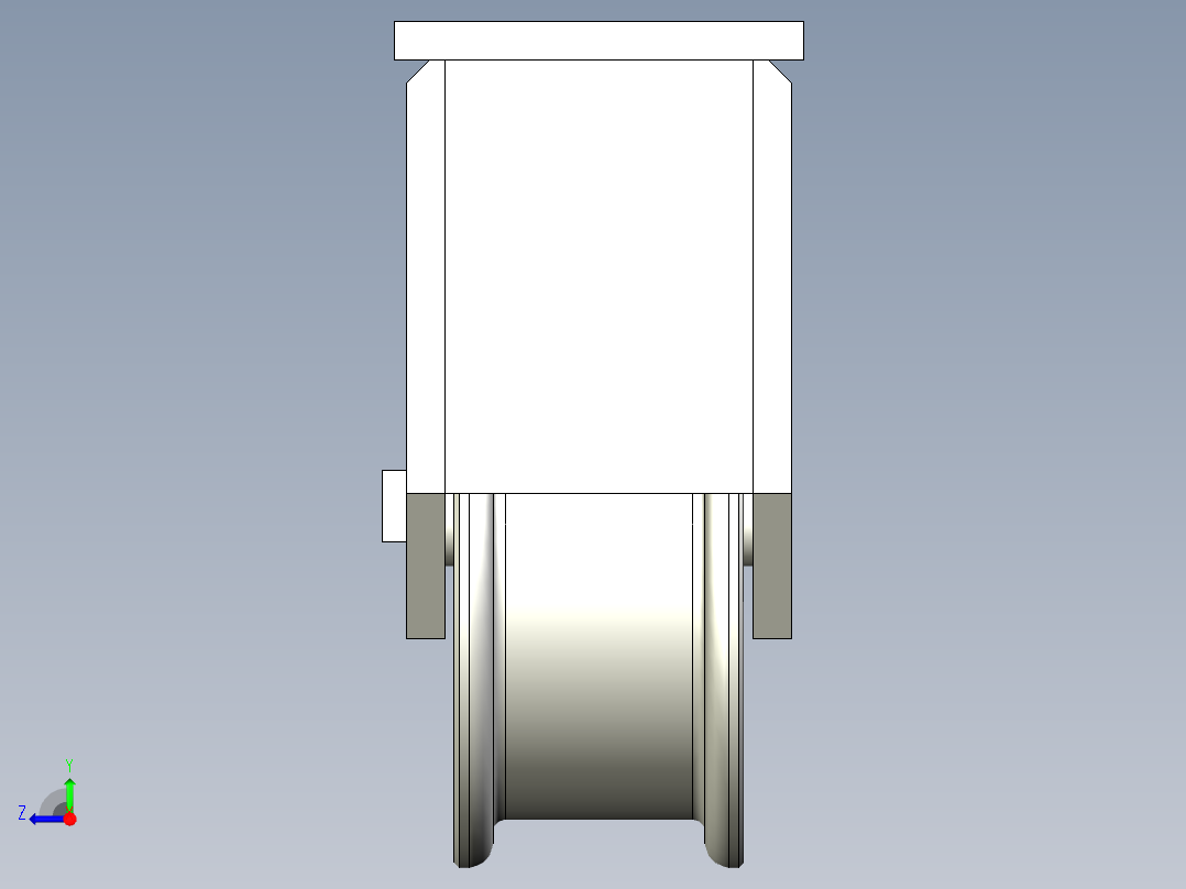 简易轮组右视图